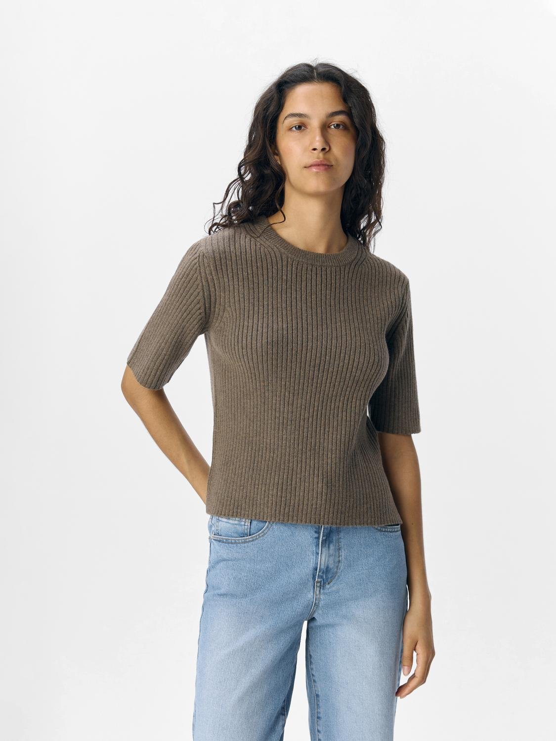 OBJELVA Pullover - Morel - VERO MODA & VILA Bergvik